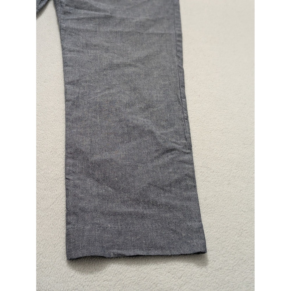 J. CREW Ludlow Slim fit suit pant Blue Baird McNutt Irish cotton Linen Size 34 - Picture 7 of 11